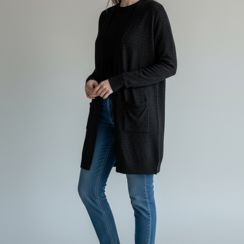 Market and SpruceOpen Front Cardigan with pockets